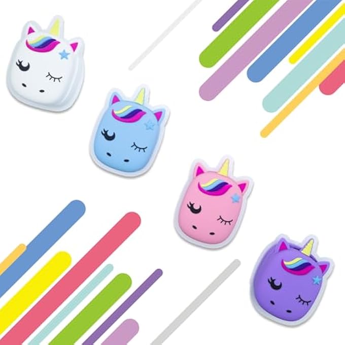 rayihni CASE FOR BITZEE DIGITAL INTERACTIVE PET TOY, UNICORN CASE FOR BITZEE, SILICONE, NECK LANYARD INCLUDED (PINK) - Image 4